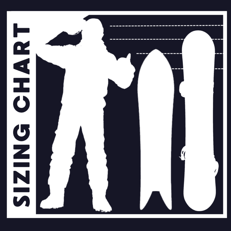 snowboard sizing chart