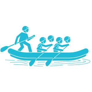group rafting icon